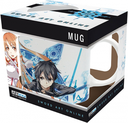 Sword Art Online Asuna & Kirito Swords Matte Ceramic Mug