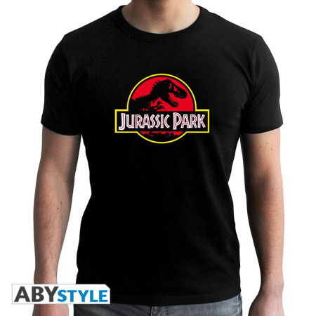 Jurassic Park Logo T-Shirt Svart (Medium)
