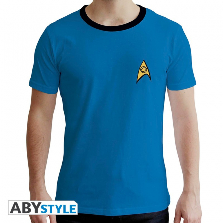 Star Trek Crew T-Shirt Blå (Medium)