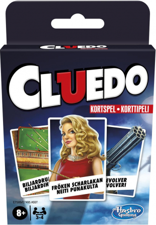 Cluedo Kortspel (Svensk/Finsk Version)