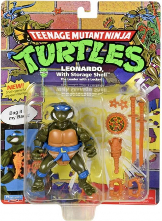 Teenage Mutant Ninja Turtles 10cm Figure - Leonardo with Storage Shell