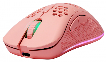Deltaco Gaming PM80 Lightweight Wireless Gaming Mouse Rosa