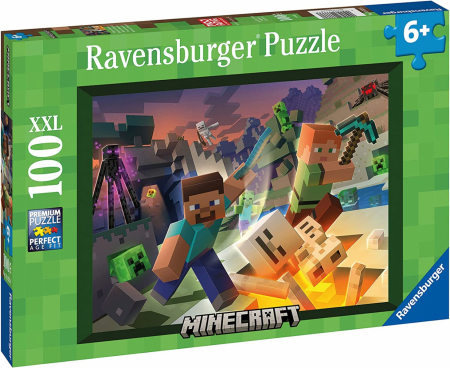Ravensburger Minecraft Monsters Pussel XXL (100 bitar)