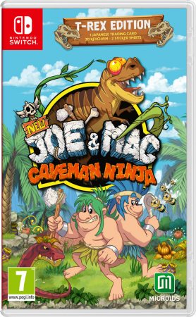 New Joe & Mac Caveman Ninja - T-Rex Edition