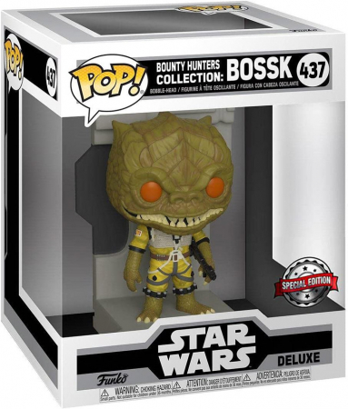 Pop! Star Wars Deluxe Bounty Hunters Collection Bossk Bobble-Head Figure