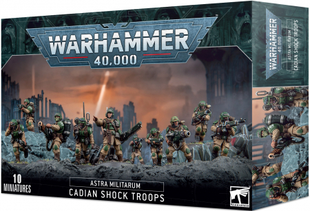Warhammer 40K Astra Militarum - Cadian Shock Troops