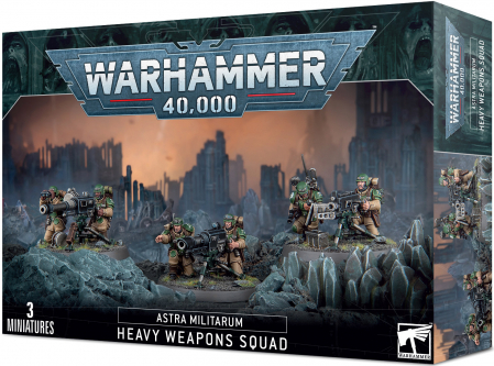 Warhammer 40K Astra Militarum - Cadian Heavy Weapon Squad