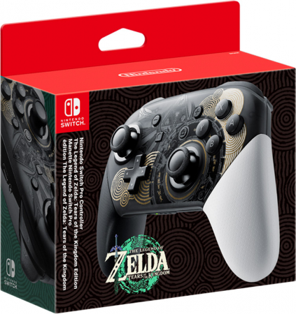 Nintendo Switch Pro Controller Legend of Zelda Tears of the Kingdom Edition