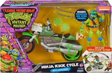 Teenage Mutant Ninja Turtles Mutant Mayhem - Ninja Kick Cycle with Leonardo