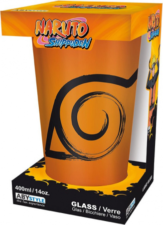 Naruto Shippuden Konoha Large Glass
