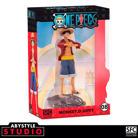 AbyStyle Super Figure Collection One Piece Monkey .D Luffy 1/10 Scale Figure