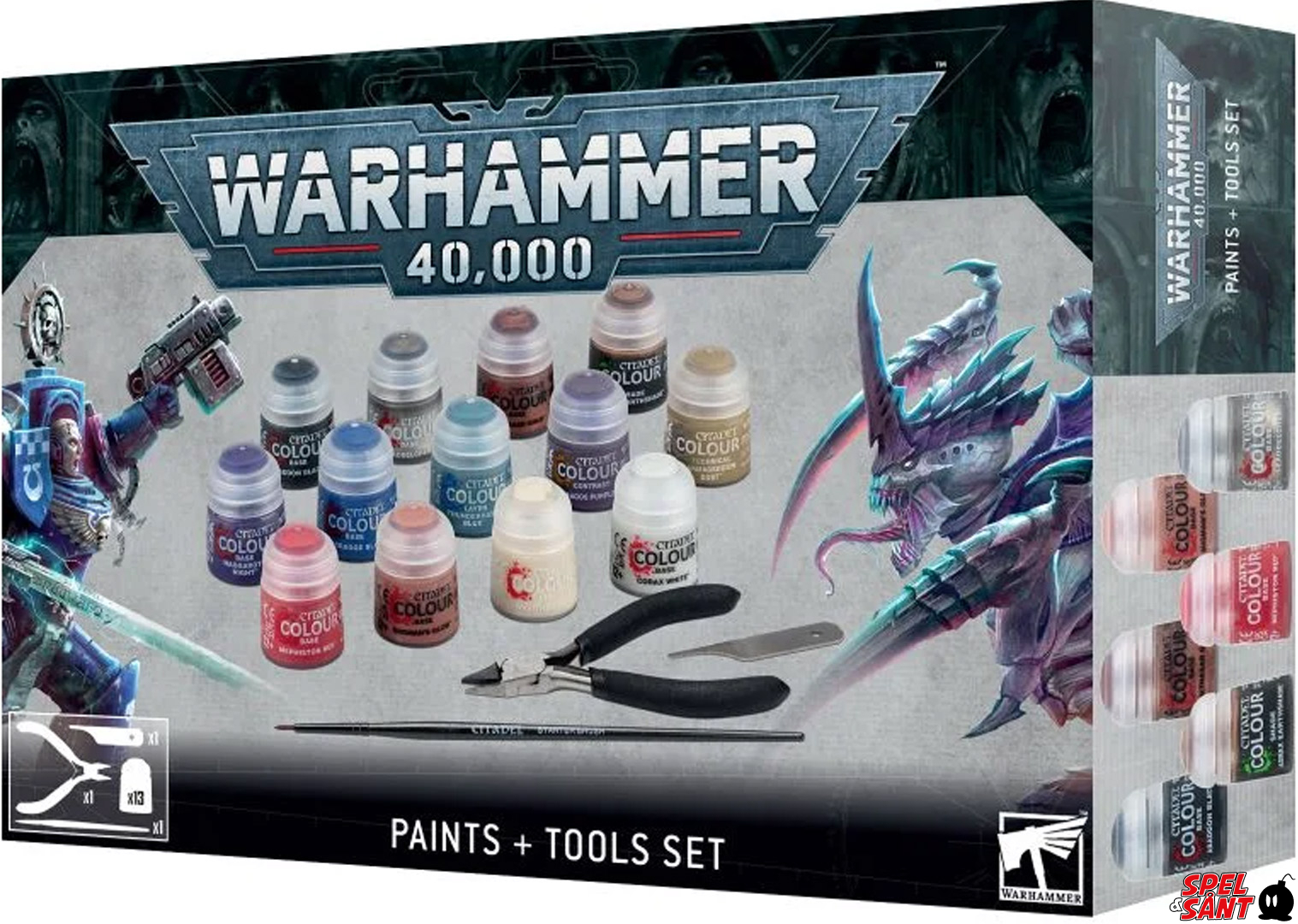 Warhammer age of sigmar paints & tools set sale
