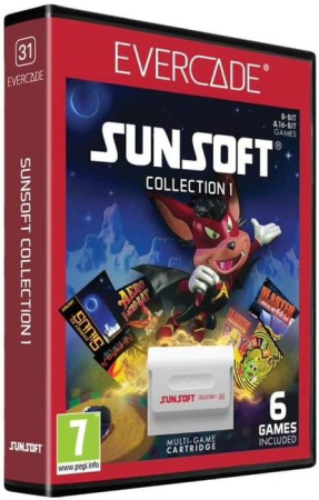 Evercade Multi Game Cartridge 31 - Sunsoft Collection 1