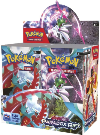 Pokemon TCG Scarlet & Violet Paradox Rift Booster Display