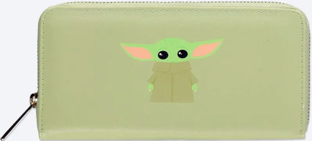 The Mandalorian Baby Yoda Zip Around Wallet