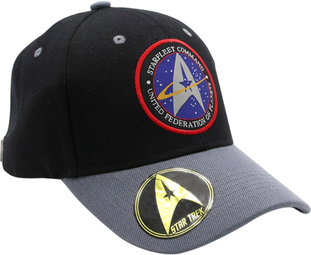 Star trek Starfleet Command Snapback Keps Svart & Grå