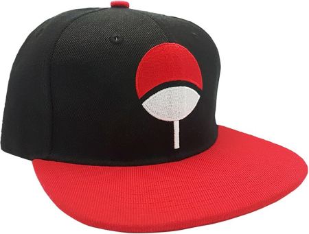 Naruto Uchiha Symbol Snapback Keps Svart