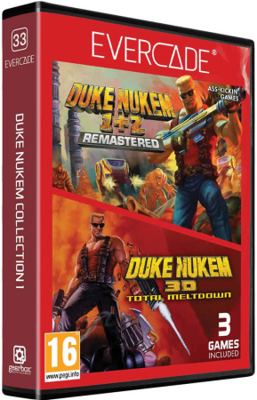 Evercade Multi Game Cartridge 33 - Duke Nukem Collection 1