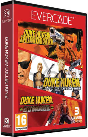 Evercade Multi Game Cartridge 34 - Duke Nukem Collection 2