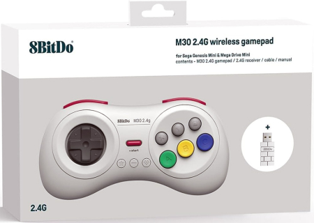 8BitDo M30 2.4G Controller for Sega Mega Drive Mini & Nintendo Switch