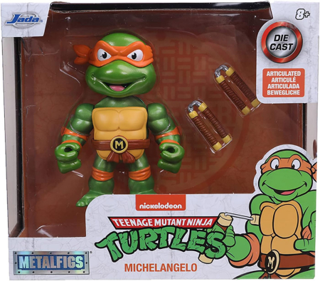 Jada Teenage Mutant Ninja Turtles Die Cast Metalfigs Michelangelo