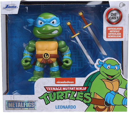 Jada Teenage Mutant Ninja Turtles Die Cast Metalfigs Leonardo