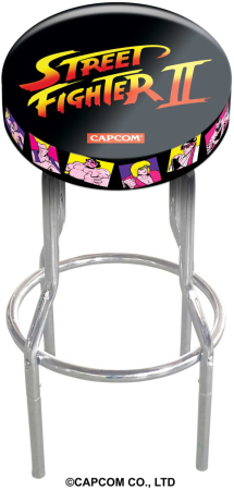Arcade1Up Street Fighter II (2) Adjustable Stool