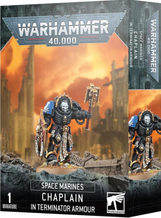Warhammer 40K Space Marines - Chaplain in Terminator Armour