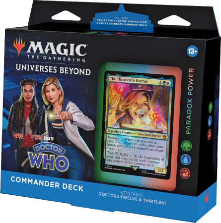 Magic Universes Beyond Doctor Who Commander Deck Paradox Power
