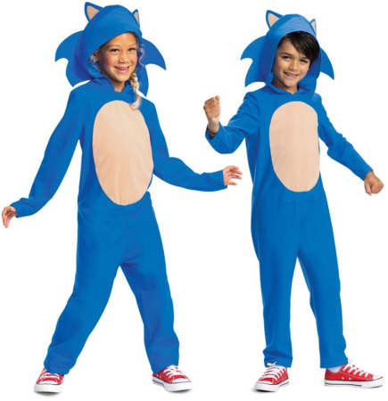 Sonic the Hedgehog The Movie 2 Barn Kostym (Small / 4-6 år)