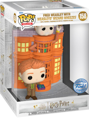 Pop! Harry Potter Fred Weasley With Weasleys Wizard Wheezes Vinyl Figure