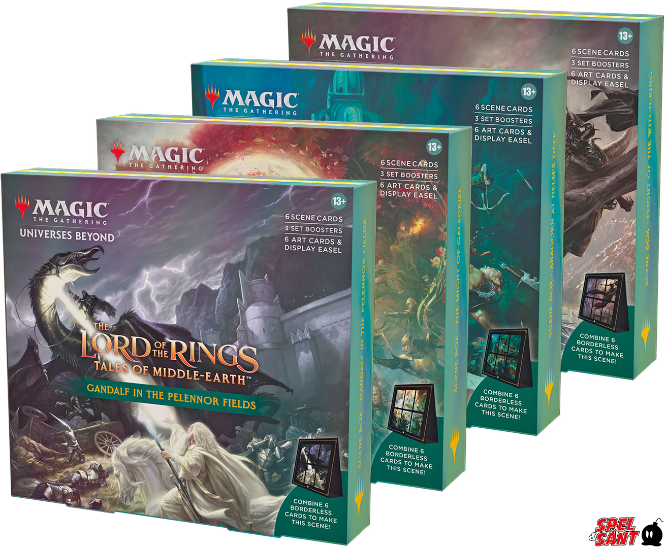 Magic Lord of the Rings Tales of Middle-Earth Scene Box (4 Pack) - Spel &  Sånt: The video game store with the happiest customers