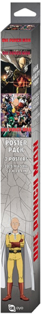 One Punch Man Saitama & Genos Posters 2-Pack (52*38cm)
