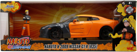 Jada Naruto Shippuden Die Cast Naruto & 2009 Nissan GT-R R35