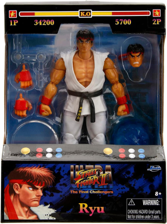 Jada Ultra Street Fighter II (2) The Final Challengers Figure Ryu