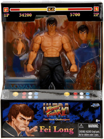 Jada Ultra Street Fighter II (2) The Final Challengers Figure Fei Long