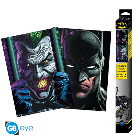 DC Comics Batman & Joker Poster 2-Pack (52*38cm)