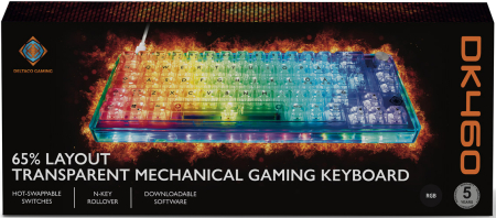 Deltaco Gaming DK460 RGB Mechanical Gaming Keyboard (Nordisk)