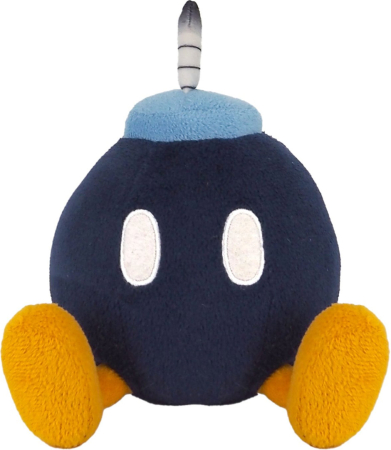 Sanei Super Mario Bob-Bomb Plush 13cm