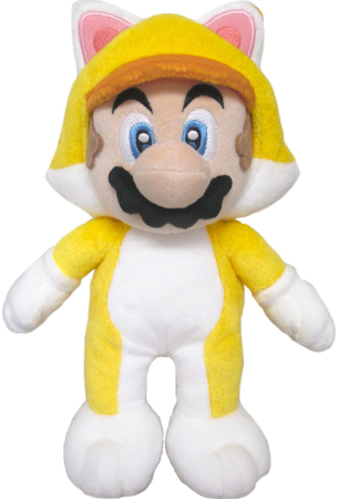 Super Mario 3D World Cat Mario Plush 24cm