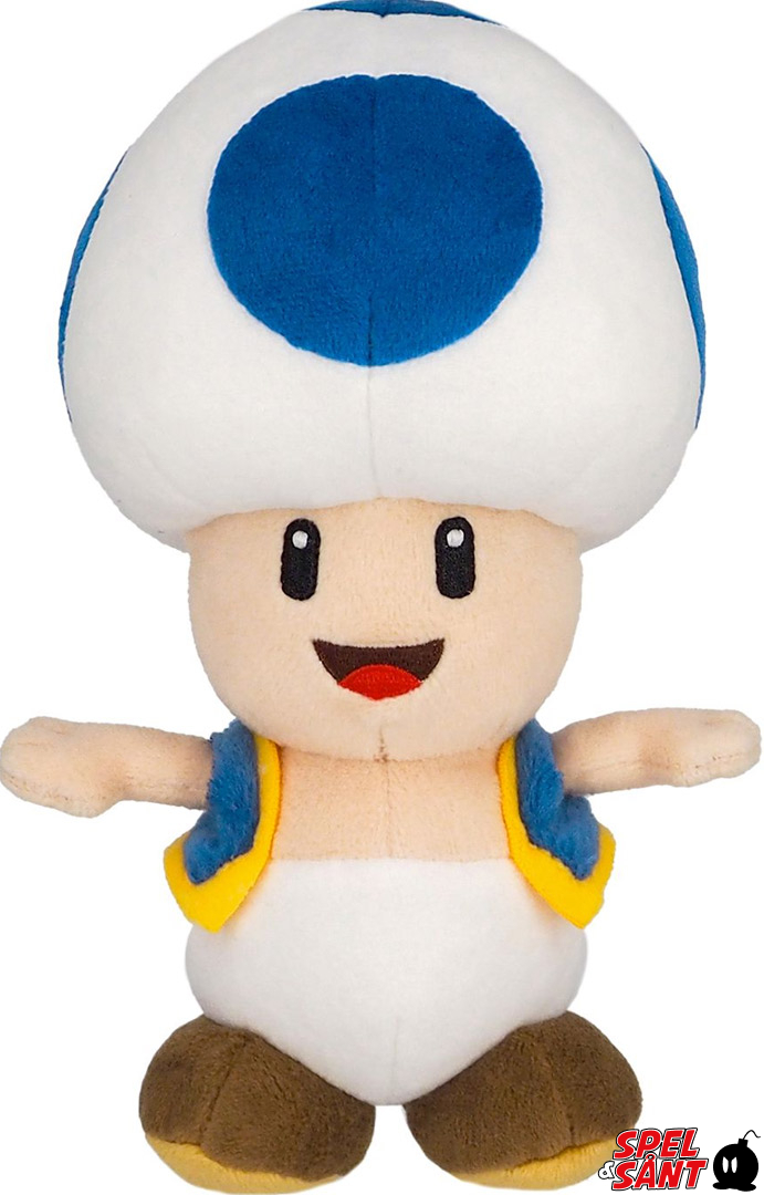 New Super Mario Bros. Wii Blue Toad Plush - 20cm - Spel & Sånt: The video  game store with the happiest customers