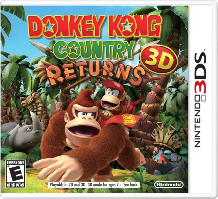 Donkey Kong Country Returns 3D (Amerikansk/Kanadensisk Version)