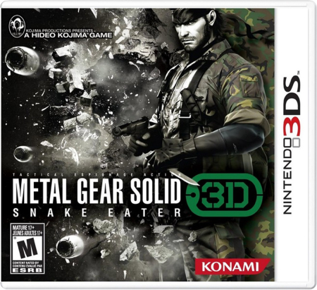 Metal Gear Solid Snake Eater 3D (Amerikansk/Kanadensisk Version)