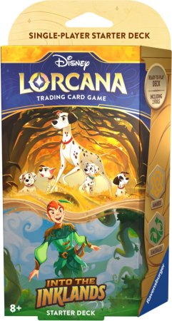 Disney Lorcana TCG Into the Inklands Starter Deck - Amber/Emerald