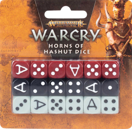 Age of Sigmar Warcry - Horns of Hashut Dice Set