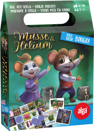 Musse och Helium - Bildbingo