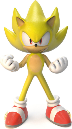 Comansi Sonic Figurines Super Sonic 8cm