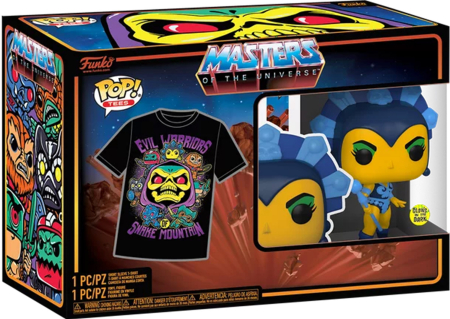Pop! Tees Masters of the Universe Vinyl Figure och Tshirt (Medium)