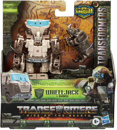 Transformers Beast Alliance Weaponizers 2-Pack - Wheeljack & Rhinox Figures