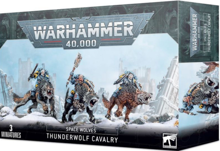 Warhammer 40K Space Wolves - Thunderwolf Cavalry
